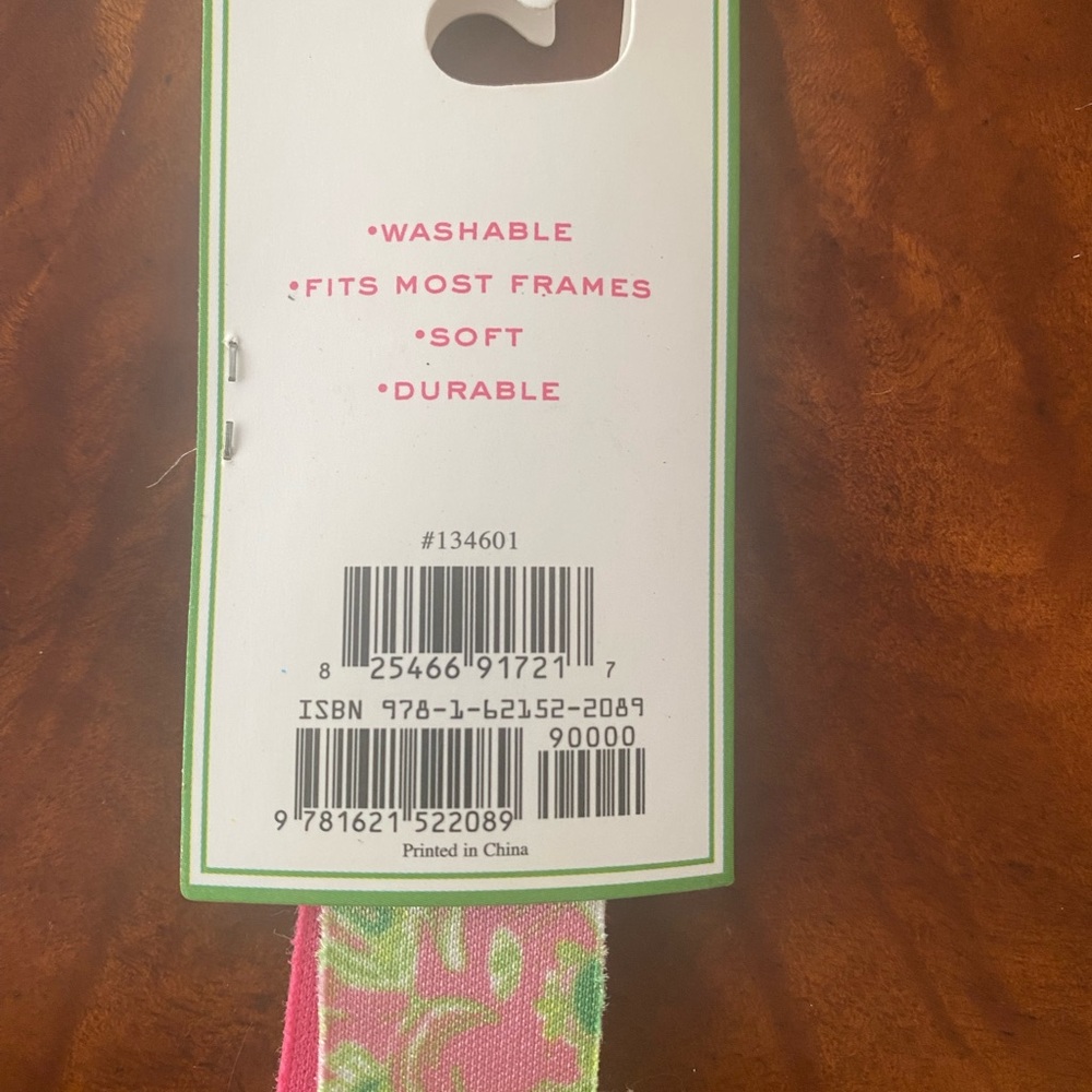 Lilly Pulitzer Sunglass Strap in Pink and Green Floral - Picture 6 of 6